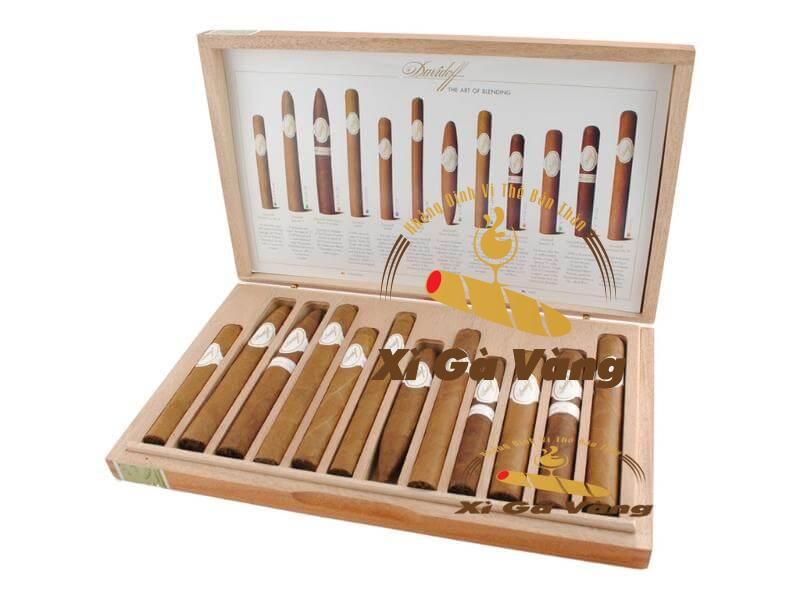 Hộp cigar Davidoff 12 điếu khác nhau